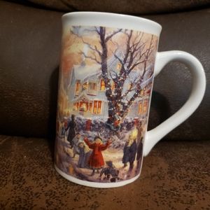 Thomas Kinkade Christmas coffee mug